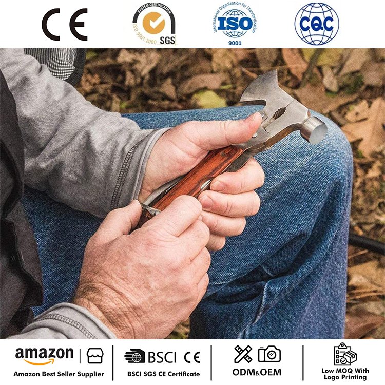 16 в 1 многофункционален инструмент за спешно спасение Axe Hammer