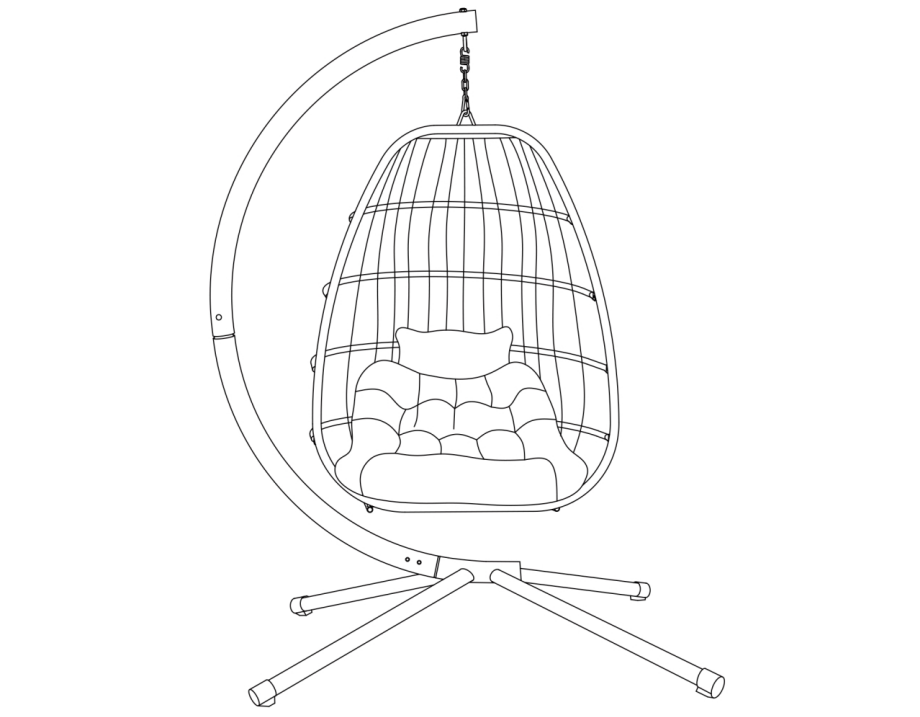 Ръководство за експлоатация на PATIO SWING CHAIR