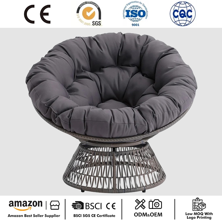 Елегантен въртящ се стол Papasan