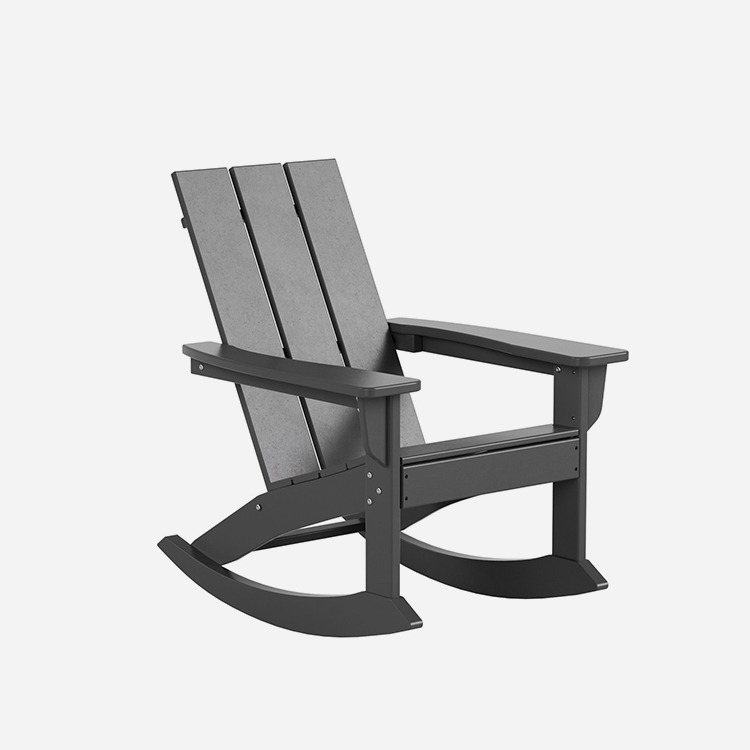 Модерни пластмасови люлеещи се столове Adirondack