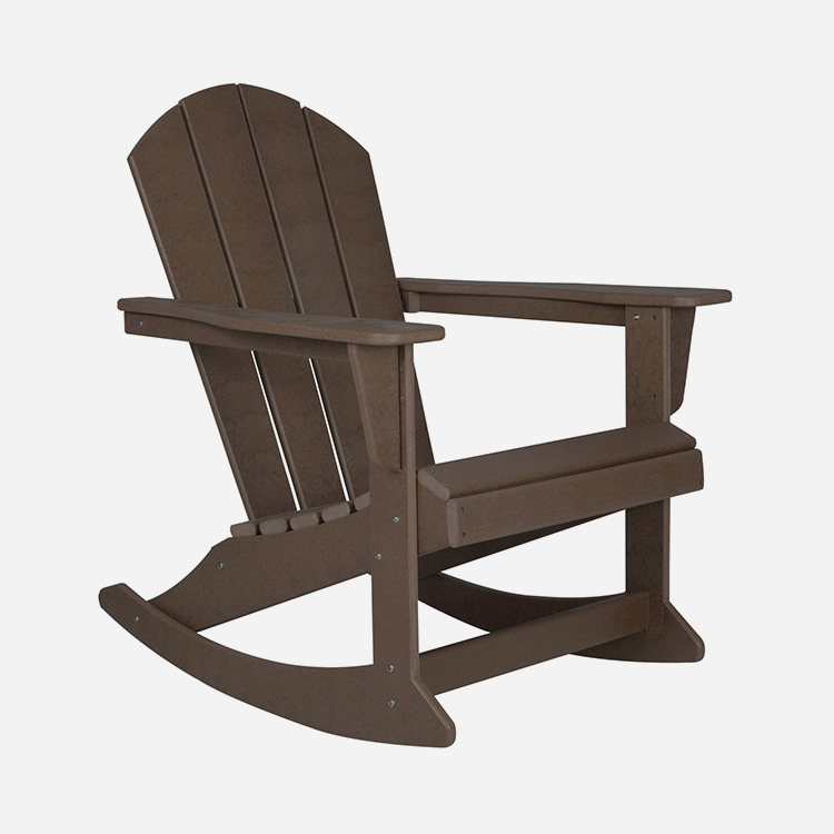 Външен пластмасов люлеещ се стол Adirondack